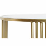 Βοηθητικό Τραπέζι DKD Home Decor Καθρέφτης Χρυσό Μέταλλο (45 x 45 x 52 cm)