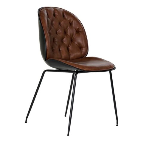 Καρέκλα DKD Home Decor Καφέ Μαύρο Πολύχρωμο 54