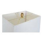 Επιτραπέζιο Φωτιστικό DKD Home Decor Λευκό πολυεστέρας Μέταλλο Κρυστάλλινο 220 V Χρυσό 60 W (43 x 25 x 75 cm)