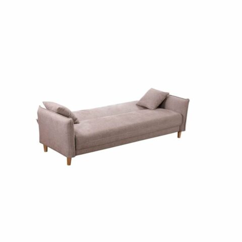Καναπές-Κρεβάτι DKD Home Decor 8424001808571 Μπεζ Πολύχρωμο Ξύλο ξύλο καουτσούκ 206 x 85 x 82 cm