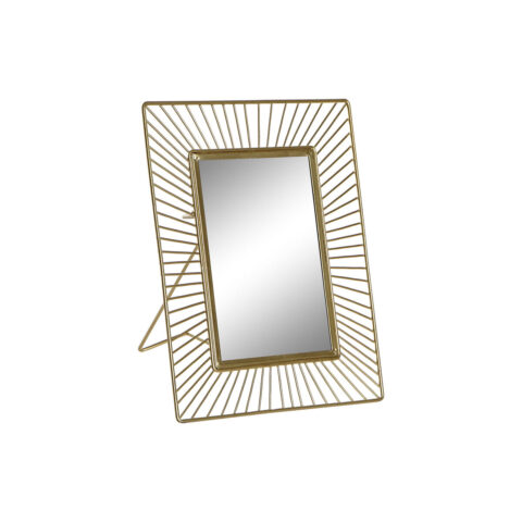 Κορνίζα DKD Home Decor Κρυστάλλινο Χρυσό Σίδερο (17 x 4 x 22 cm)