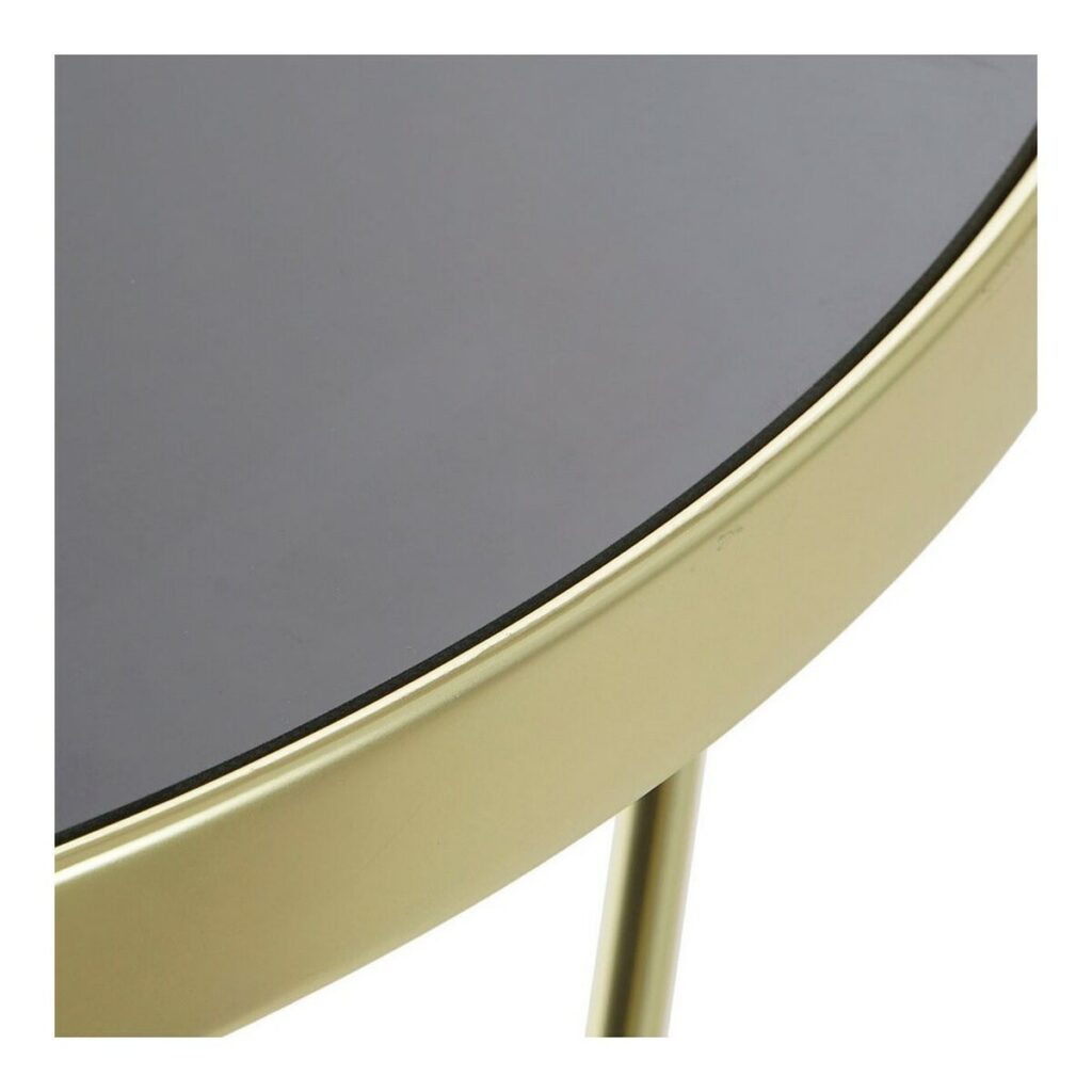 Βοηθητικό Τραπέζι DKD Home Decor Κρυστάλλινο Χάλυβας (82 x 82 x 40 cm)
