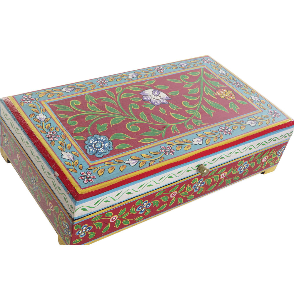 Κουτί-μπιζουτιέρα DKD Home Decor Ακρυλικό Ξύλο από Μάνγκο (2 pcs) (33 x 19 x 10 cm) (28 x 14 x 6.5 cm)
