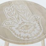 Βοηθητικό Τραπέζι DKD Home Decor Καφέ Mandala Ξύλο από Μάνγκο (50 x 50 x 48 cm)
