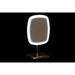 Μεγεθυντικό Καθρέφτη με LED DKD Home Decor Ασημί Μέταλλο (17 x 13 x 30