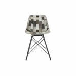 Καρέκλα Τραπεζαρίας DKD Home Decor Λευκό Μαύρο Μπεζ Γκρι 45