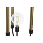 Luminous Decoration DKD Home Decor Μαύρο Χρυσό Μέταλλο LED (18 x 18 x 61 cm)