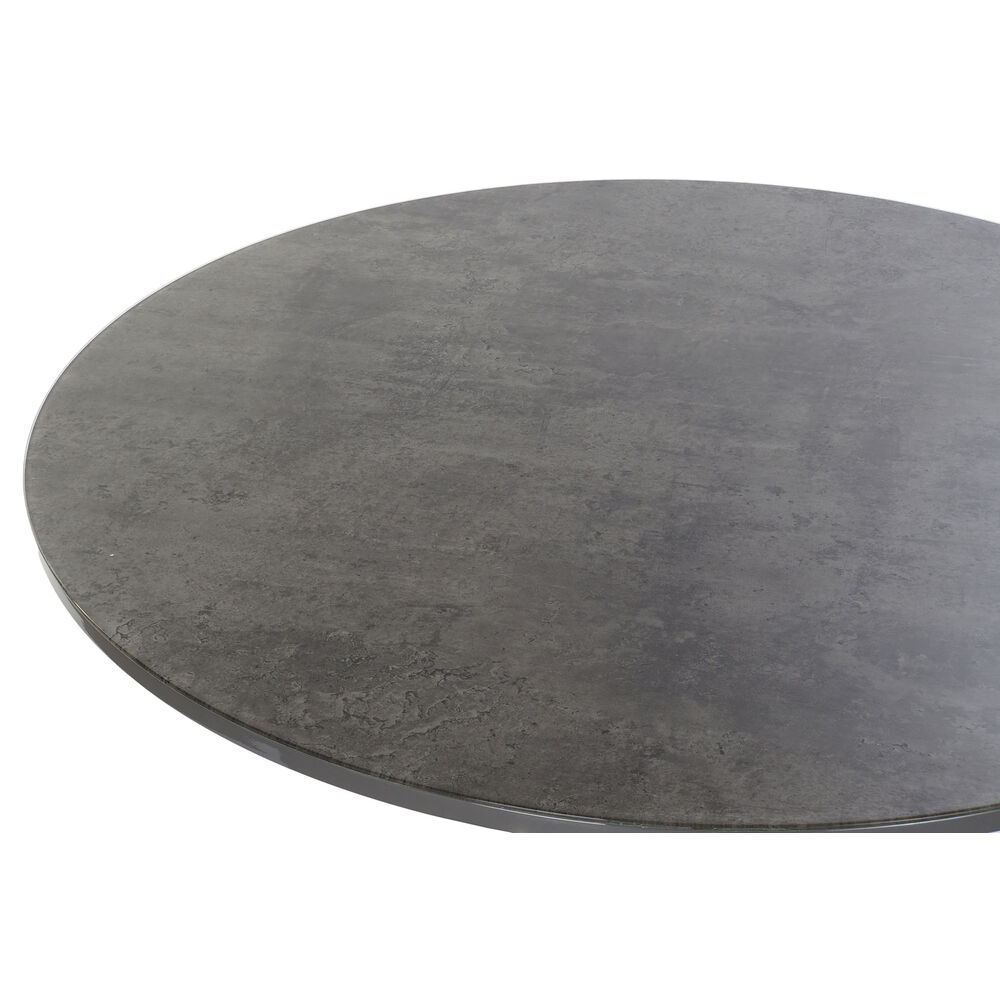 Βοηθητικό Τραπέζι DKD Home Decor Κρυστάλλινο Χάλυβας Σκούρο γκρίζο (107 x 107 x 74 cm)