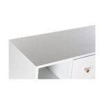 Σιφονιέρα DKD Home Decor Φυσικό Μέταλλο Λευκό Κρεμ μελαμίνη (76 x 34 x 94 cm)