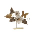 Διακοσμητική Φιγούρα DKD Home Decor Χρυσό Μέταλλο τερακότα (66 x 9 x 51