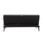 Καναπές-Κρεβάτι DKD Home Decor Μαύρο Μέταλλο Καφέ πολυεστέρας Πράσινο Ξύλο ευκαλύπτου (203 x 87 x 81 cm)