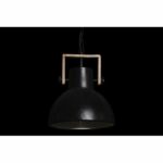 Φωτιστικό Οροφής DKD Home Decor Καφέ Μαύρο Μέταλλο Ξύλο από Μάνγκο 50 W 40 x 40 x 49 cm