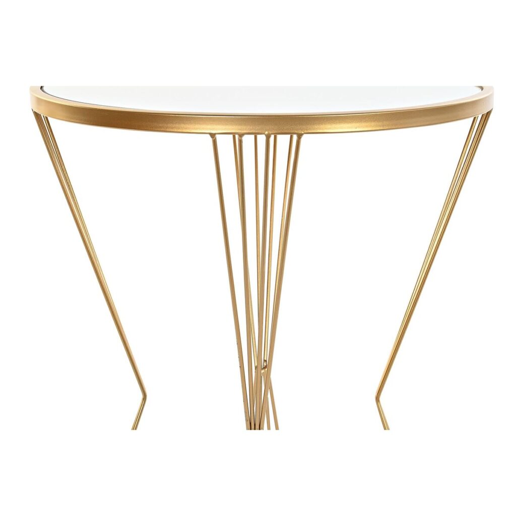 Βοηθητικό Τραπέζι DKD Home Decor Χρυσό Μέταλλο Καθρέφτης 40 x 40 x 55 cm