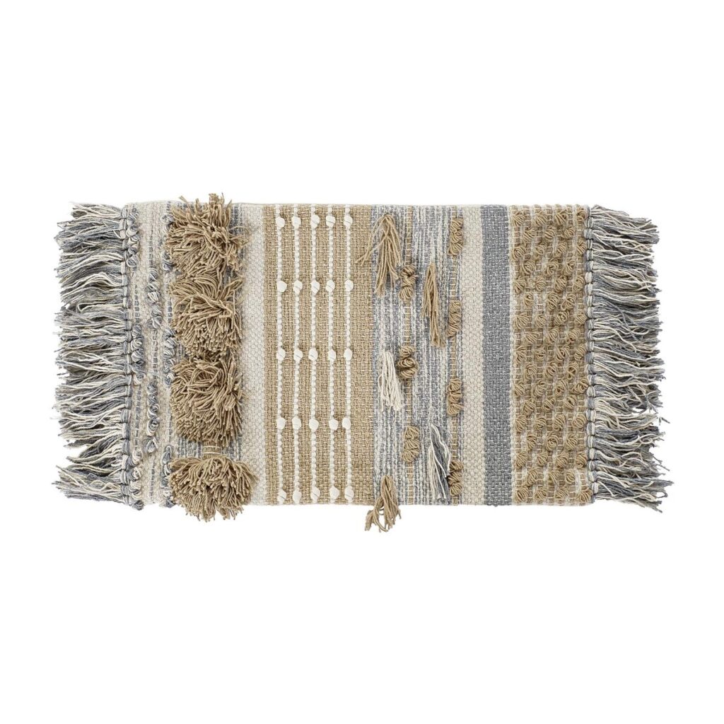 Κάλυψη μαξιλαριού DKD Home Decor Πολύχρωμο Κρόσσια Boho (50 x 3 x 30 cm)