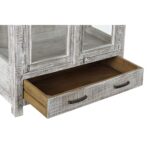 Eκθεσιακό σταντ DKD Home Decor 90 x 45 x 180 cm Κρυστάλλινο Ξύλο από Μάνγκο