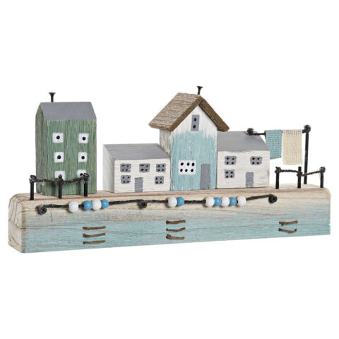 Διακοσμητική Φιγούρα DKD Home Decor Μπλε MDF (38