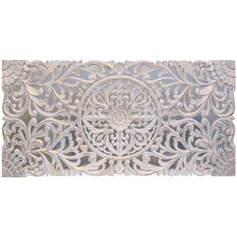 Κεφαλάρι κρεβατιού DKD Home Decor MDF Λευκό (180 x 4 x 90 cm)