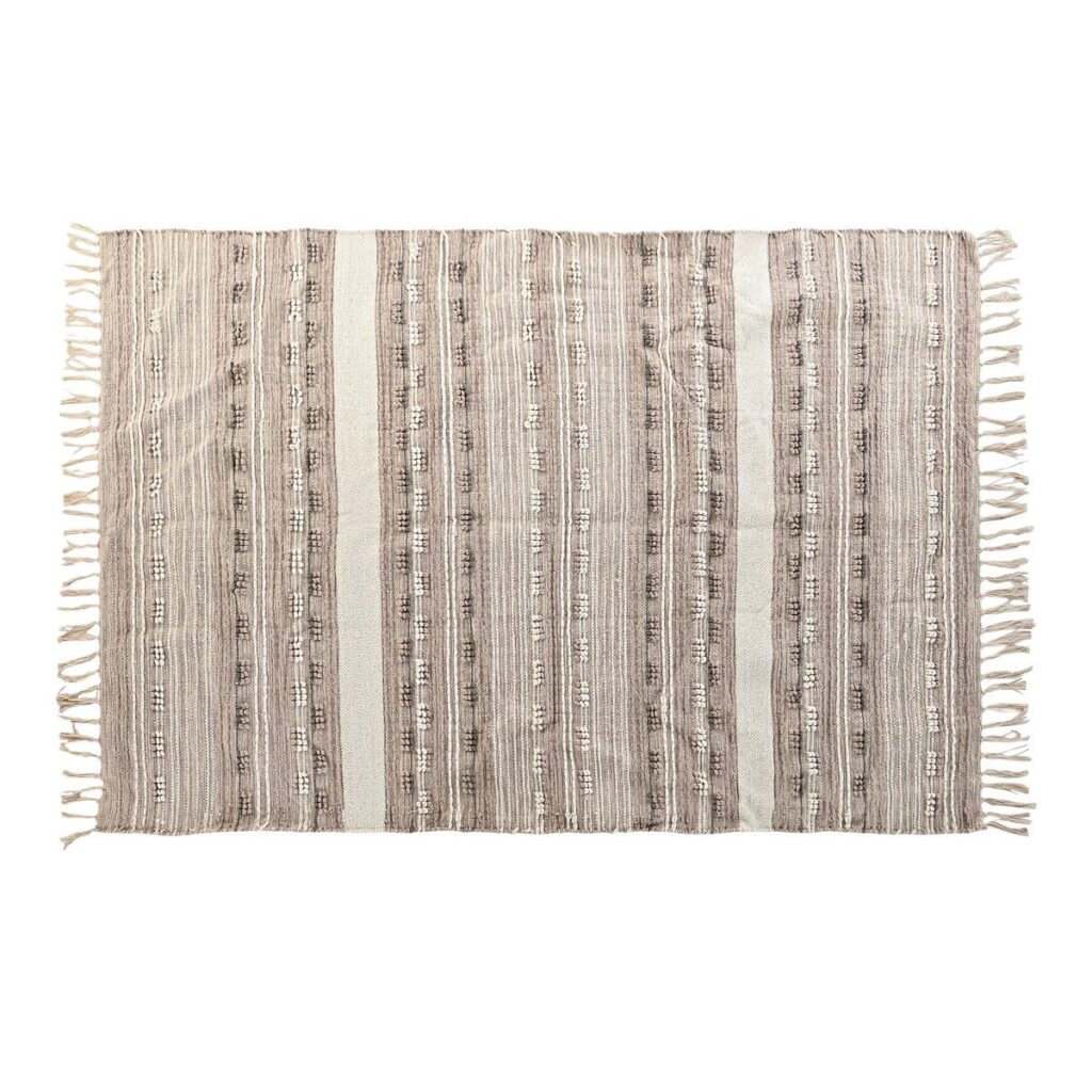 Χαλί DKD Home Decor Κρόσσια Boho πολυεστέρας βαμβάκι (120 x 180 cm)