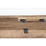 Eκθεσιακό σταντ DKD Home Decor 110 x 45 x 200 cm Κρυστάλλινο Αλουμίνιο Ξύλο από Μάνγκο