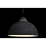 Φωτιστικό Οροφής DKD Home Decor Μαύρο Γκρι Ξύλο Μέταλλο 50 W 61 x 61 x 37 cm