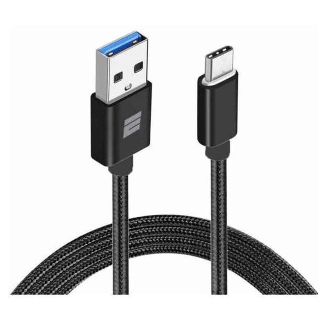 Καλώδιο USB A σε USB C Eightt ECT-3B Μαύρο (1 m)