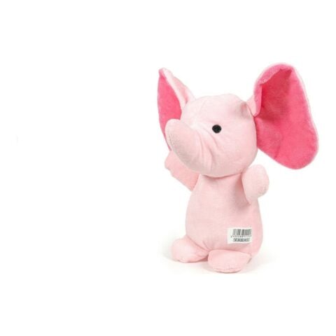 Βελούδινο Ζωάκι για Σκύλους Gloria Hoa Ροζ 10 cm Ελέφαντας