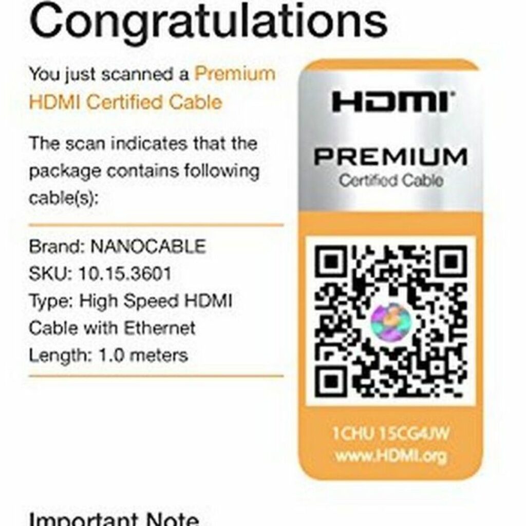 Καλώδιο HDMI NANOCABLE HDMI V2.0