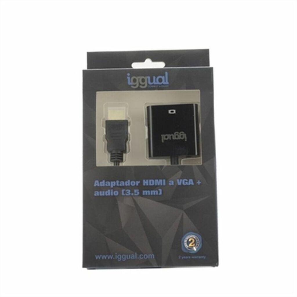 Καλώδιο HDMI iggual IGG317303 Μαύρο WUXGA