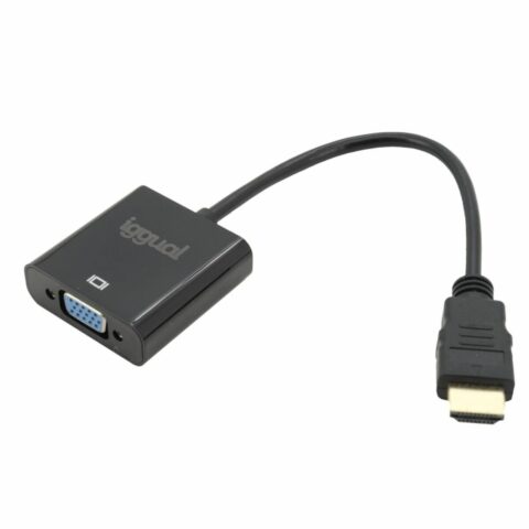 Καλώδιο HDMI iggual IGG317303 Μαύρο WUXGA
