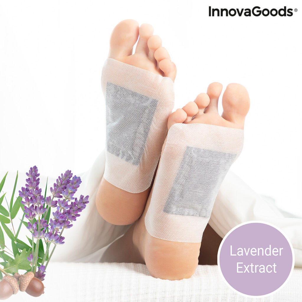 Έμπλαστρα Αποτοξίνωσης για τα Πόδια Lavender InnovaGoods x10