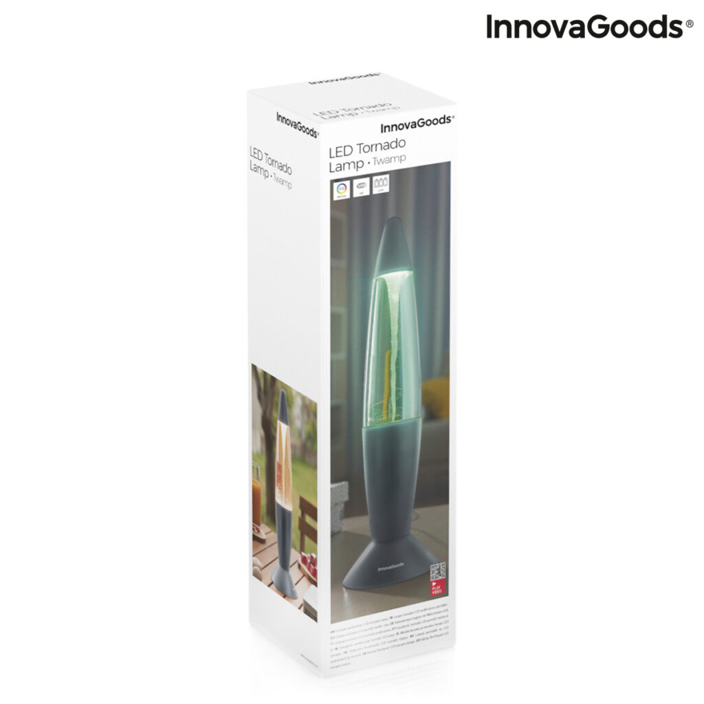 Φωτιστικό Λάβας LED Ανεμοστρόβιλος Twamp InnovaGoods