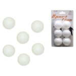 Ρύθμιση 35056 Μπάλες Ping-Pong Πλαστική ύλη (6 uds)