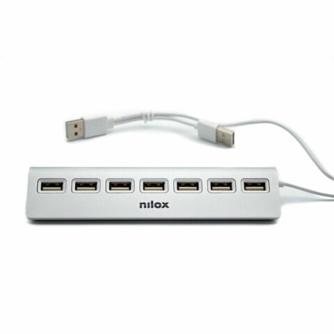 USB Hub Nilox NXHU7ALU2 Γκρι