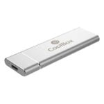 Θήκη για σκληρό δίσκο CoolBox COO-MCM-NVME SSD NVMe Ασημί USB USB-C USB 3.2 M.2 USB x 1