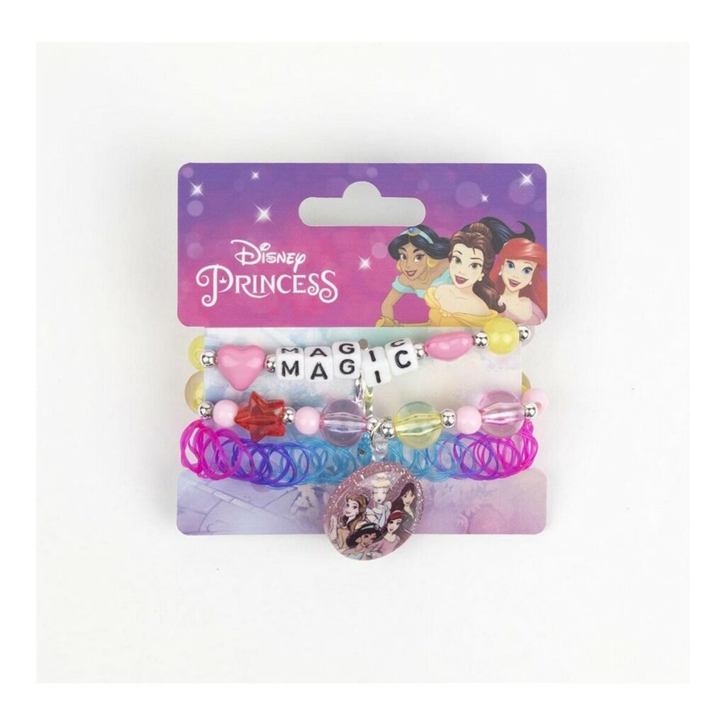 Βραχιόλι Κοριτσάκι Princesses Disney 3 Μονάδες Πολύχρωμο