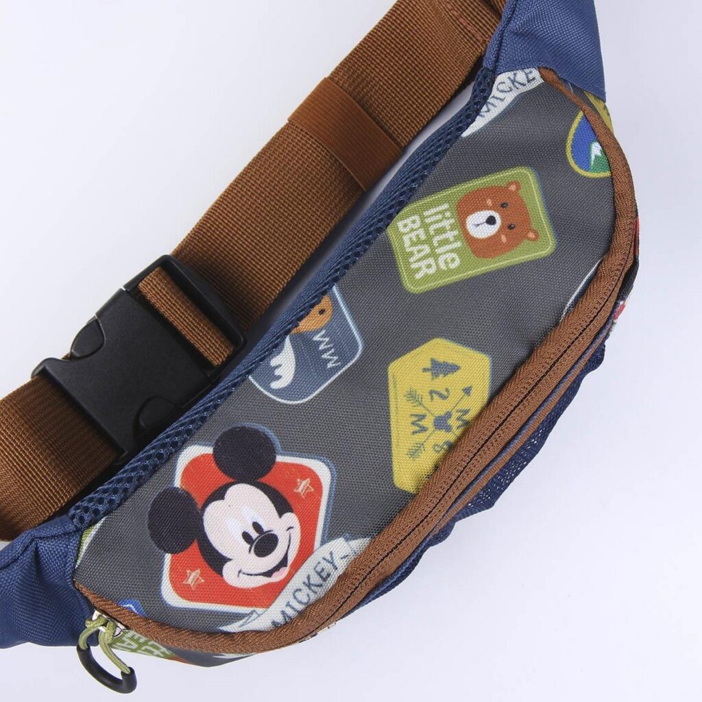 Τσάντα Mέσης Mickey Mouse Μπλε (27 x 15 x 9 cm)