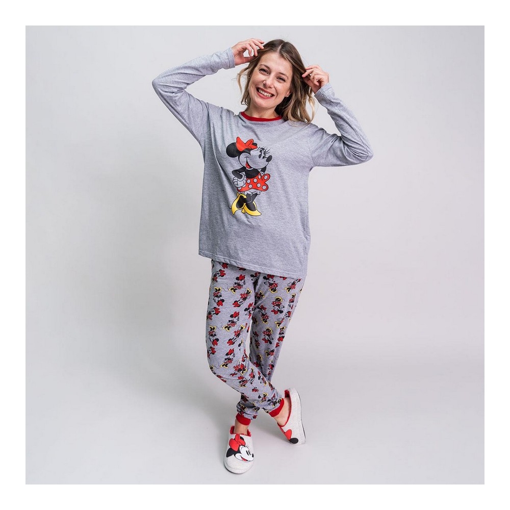 Πιτζάμα Minnie Mouse Γυναίκα Γκρι