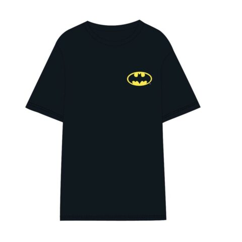 Ανδρική Μπλούζα με Κοντό Μανίκι Batman Μαύρο