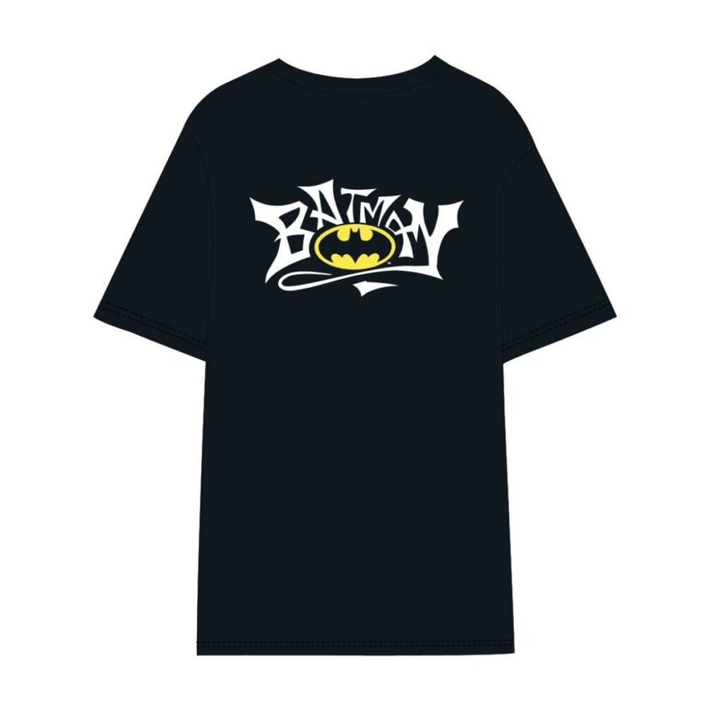 Ανδρική Μπλούζα με Κοντό Μανίκι Batman Μαύρο