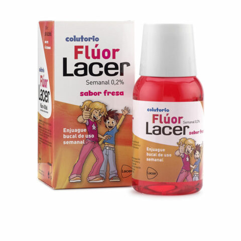Στοματικό Διάλυμα Lacer Φράουλα Φθόριο Junior (100 ml)