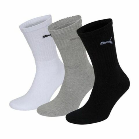 Αθλητικές Κάλτσες Puma SPORT (3 ζευγάρια) Λευκό Γκρι Μαύρο Πολύχρωμο