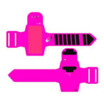 Αθλητικό Βραχιόλι με Θέση για τα Ακουστικά Asics MP3 Arm Tube Ροζ