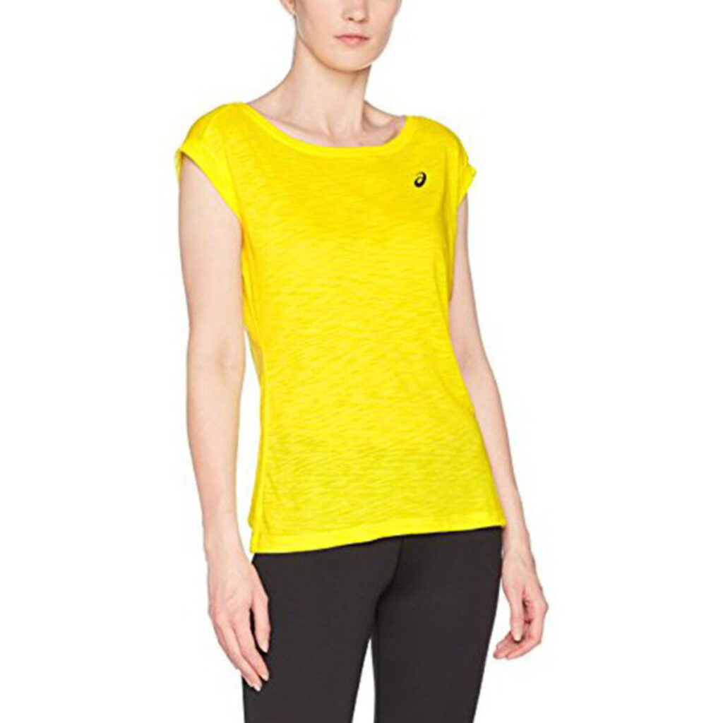 Αμάνικο Γυναικείο Mπλουζάκι Asics Layering Top Γυναίκα Κίτρινο