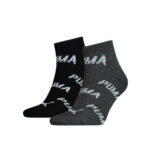 Αθλητικές Κάλτσες Puma 100000954 001 Μαύρο Για άνδρες και γυναίκες (2 uds)