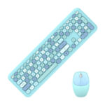 Wireless keyboard + mouse set MOFII 666 2.4G (Blue)