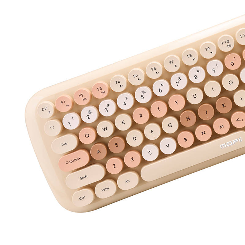 Wireless keyboard + mouse set MOFII Candy 2.4G (Beige)