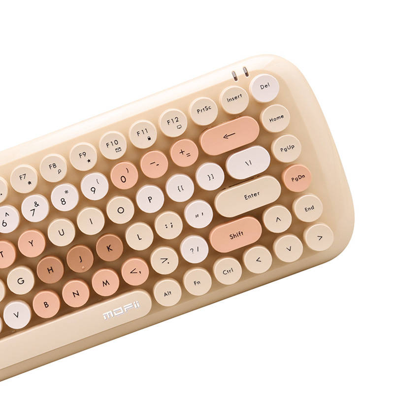 Wireless keyboard + mouse set MOFII Candy 2.4G (Beige)