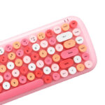Wireless keyboard + mouse set MOFII Candy 2.4G (Pink)