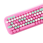 Wireless keyboard + mouse set MOFII Candy XR 2.4G (pink)