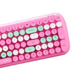 Wireless keyboard + mouse set MOFII Candy XR 2.4G (pink)